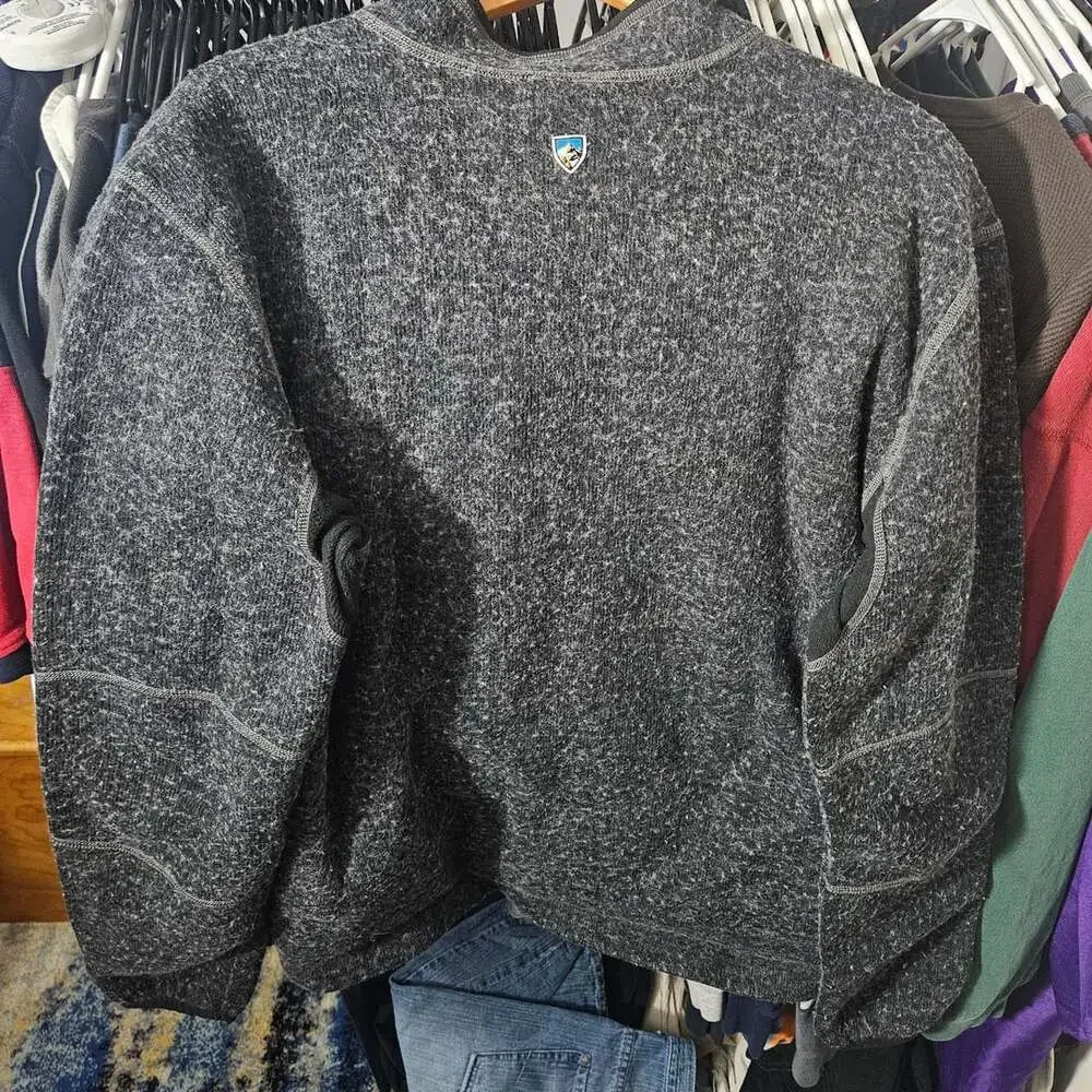 Kuhl Thor Thermo Kore Sweater Gorpcore Size XL 1/4 Zip Gray